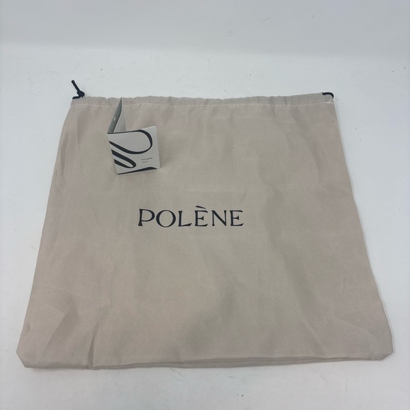 Polène Numéro Neuf Mini Bag Textured Beige Leather Purse - Picture 13 of 14